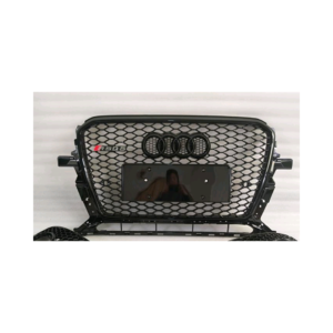 Audi Q5 2013-2017 RS Black Glossy Grille - Direct Fit Installation