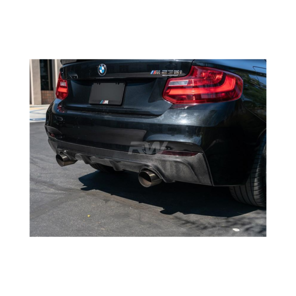 M-Sport Carbon Diffuser for BMW F22 in real carbon fiber.