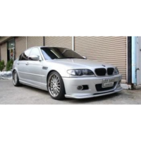 High-quality E46 M3 Hamann Style Front Lip made of polyurethane plastic, showcasing the direct fit design