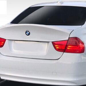 BMW E90 2009-2011 FRP CSL trunk lid with black gelcoat finish