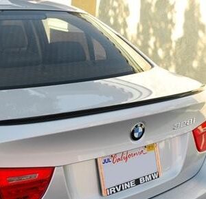 E90 M3 Gloss Black Trunk Spoiler Installed on BMW