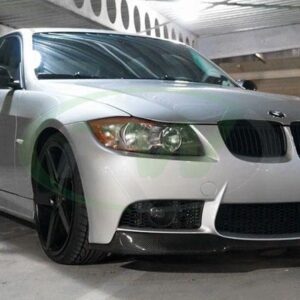 M3 replica front bumper carbon fiber lip for E90, E92, and E93 BMW