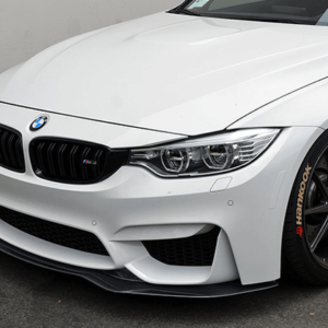 F30 2012-2018 M3 Conversion PSM Carbon Lip made of real carbon fiber with a UV clear coat finish