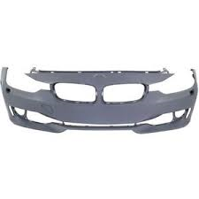 F30 3 Series 2012-2015 Sedan Front Bumper made of poly plastic, primed and ready for paint.