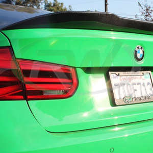 Real carbon trunk spoiler for F30 3 Series (2012-2018) providing aerodynamic enhancement