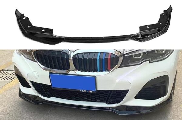 G20 M Performance Glossy Black Front Lip for 2019-2022 BMW models