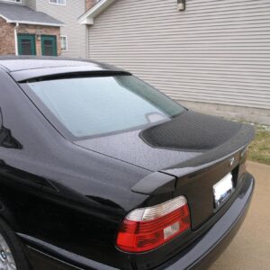 E39 5 Series AC Trunk Spoiler, 3PCS ABS Plastic, Primed, Direct Fit for Sedan