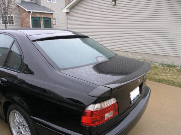 E39 5 Series AC Trunk Spoiler, 3PCS ABS Plastic, Primed, Direct Fit for Sedan