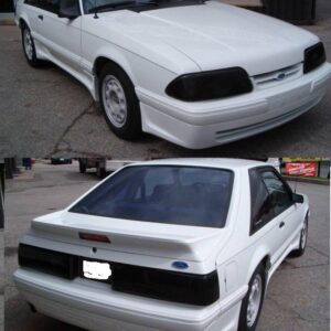 1987-1993 Mustang DECH 4PC Body Kit with flat back gelcoat finish