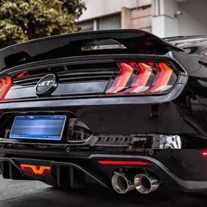 2015-2021 Mustang GT500 Spoiler with glossy black finish for V6 and GT V8 models