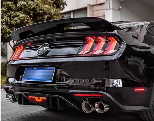 2015-2021 Mustang GT500 Spoiler with glossy black finish for V6 and GT V8 models