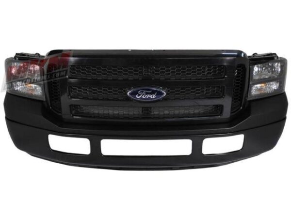 2007 Look Front End Conversion Kit for 1999-2004 SuperDuty with black steel bumper and grille