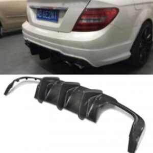 C63 Carbon Big Fin Diffuser showcasing real carbon fiber construction.