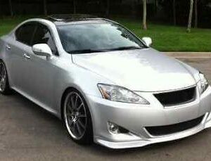 FAB Style Front Lip for Lexus IS250/IS350 (2006-2008) in flat black finish