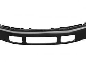 2005-2007 Ford Super Duty Black Front Bumper installed on truck