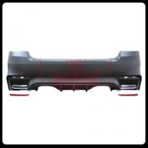 M4 Style Rear Bumper for BMW E92 3 Series 2007-2013, Direct Fit for 328 and 335 Models