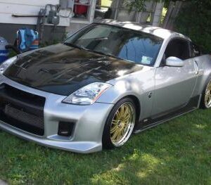 Nissan 350Z R35 Style Front Bumper with Ultraflex Material and Mesh Grill