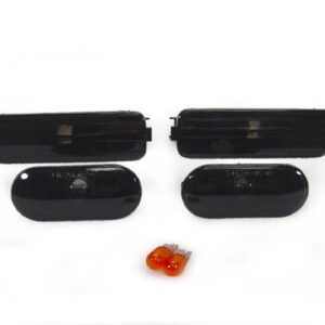 VW Jetta 1999-2004 Dark Smoke Headlight & Taillight Set Combo Pack of 4