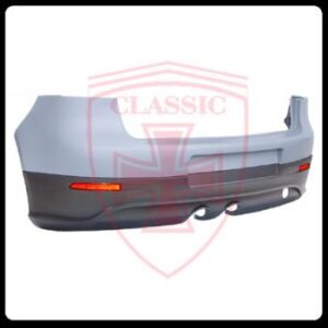 Golf GTI MK5 Euro R32 Style Rear Bumper, paint-ready with reflectors